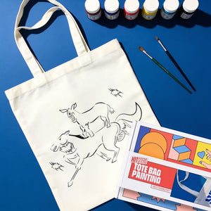 DIY Tote Bag Painting Kit - Welcome