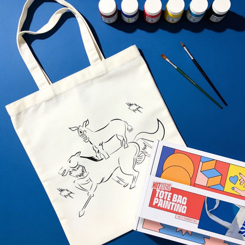 DIY Tote Bag Painting Kit - Welcome