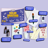 COMBO : DIY Handmade Paper Kit & DIY Solar Printing Kit