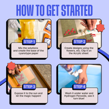 COMBO : DIY Gel Plate Monoprinting & DIY Solar Printing Kit