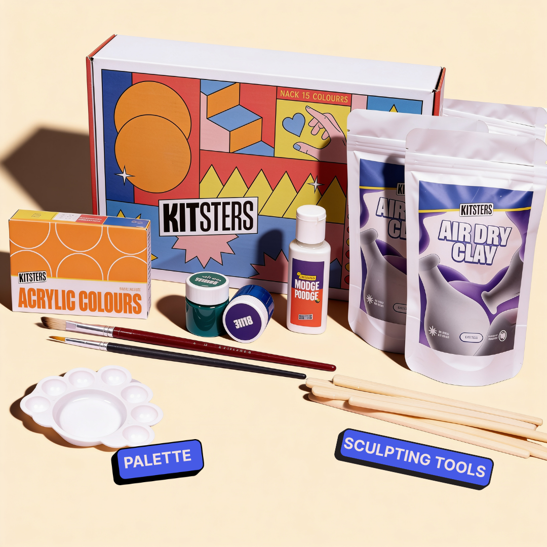 COMBO : DIY Fridge Magnet Kit & DIY Clay Sculpting Kit