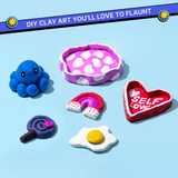 COMBO : DIY Fridge Magnet Kit & DIY Clay Sculpting Kit