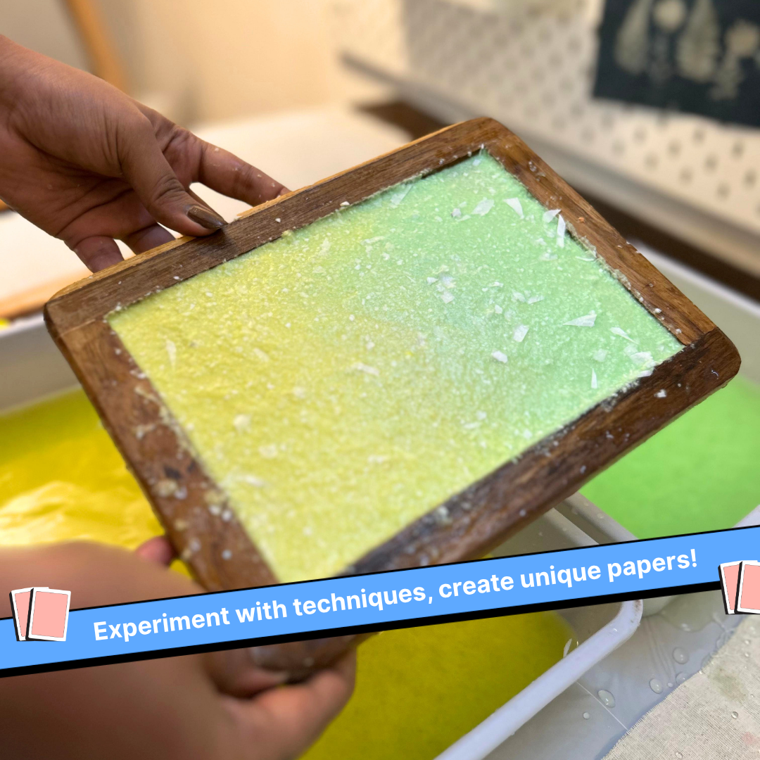 COMBO : DIY Handmade Paper Kit & DIY Solar Printing Kit