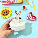 COMBO : DIY Fridge Magnet Kit & DIY Clay Sculpting Kit