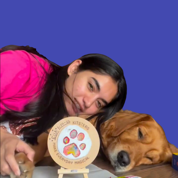 DIY Pet Paw Print Keepsake Kit — made by a Kitsters maker