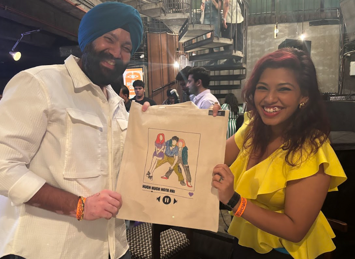 DIY Tote Bag Painting Kit - Punjabi Aa gaye — made by a Kitsters maker