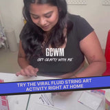 DIY String Pull Art Kit